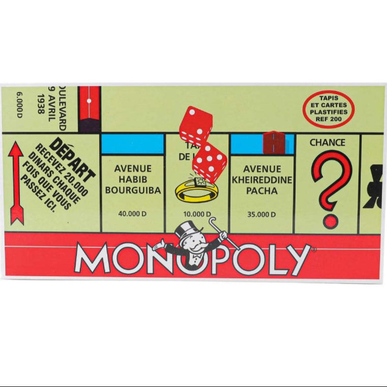 MONOPOLY EN FRANCAIS GRAND MODELE jeux prix tunisie