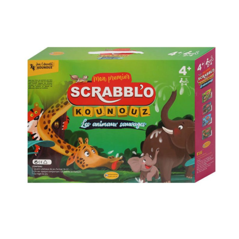 SCRABLE LES ANIMAUX SAUVAGES jeux prix tunisie