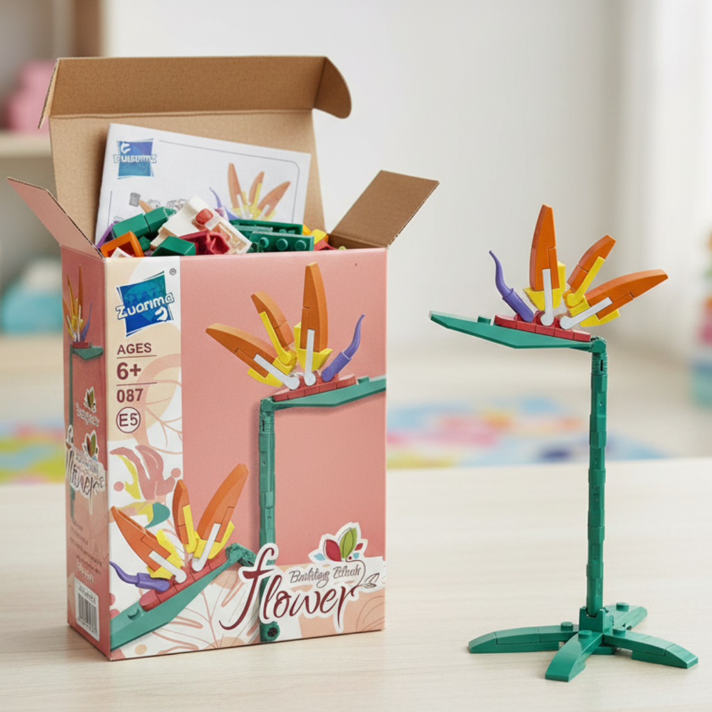 Puzzle en briques Décoratif 🎍 🌾 Fleurs Exotiques jeux prix tunisie