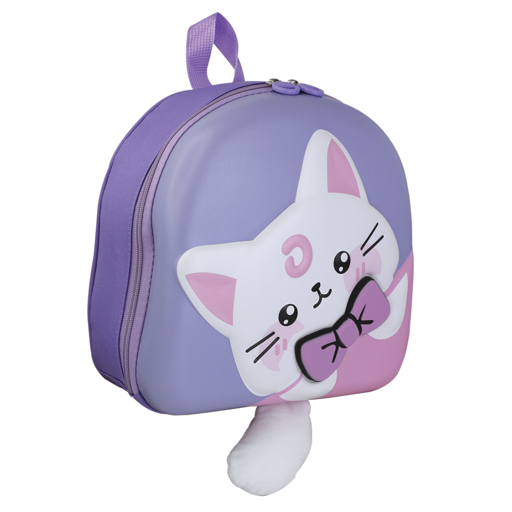 Sac à Dos Enfant Chat Mignon violet mauve préparatoire maisonpromotion prix tunisie