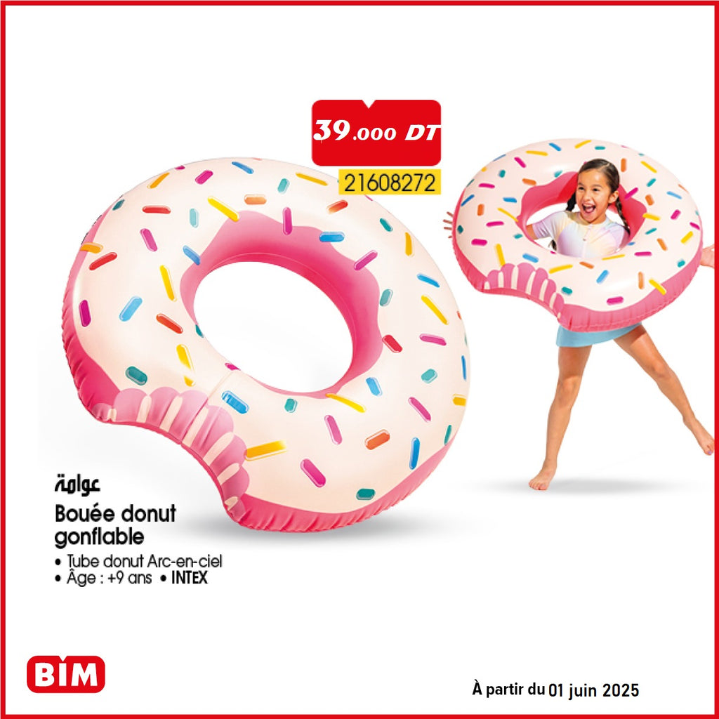 Bouée sous forme donut Oneaday prix tunisie