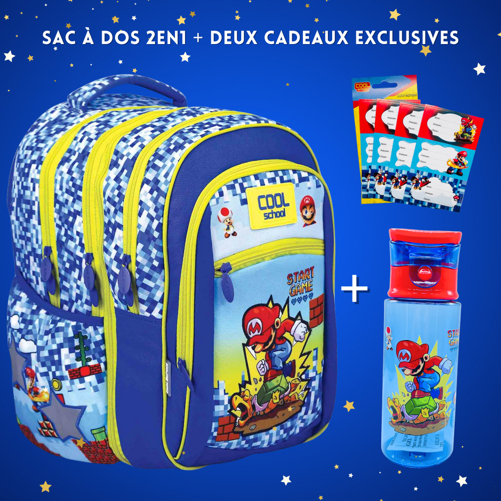 Sac à Dos Combo 2en1 COOL SCHOOL – Modulable Oneaday prix tunisie