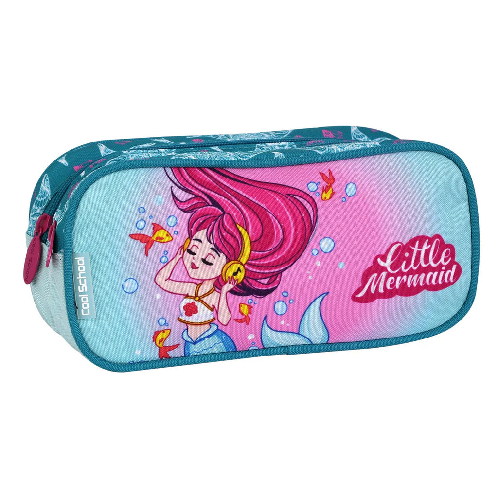 Trousse 2 Zip Sirène COOL SCHOOL Oneaday prix tunisie