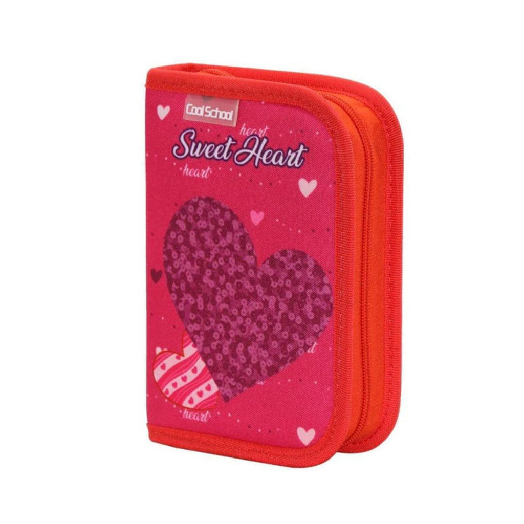 Trousse "Sweet Heart" – Pochette Rouge à Cœurs | Cool School Oneaday prix tunisie