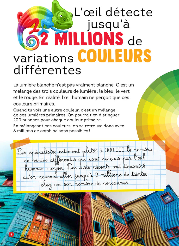 100 faits étonnants sur le corps humain encyclopedie Oneaday prix tunisie