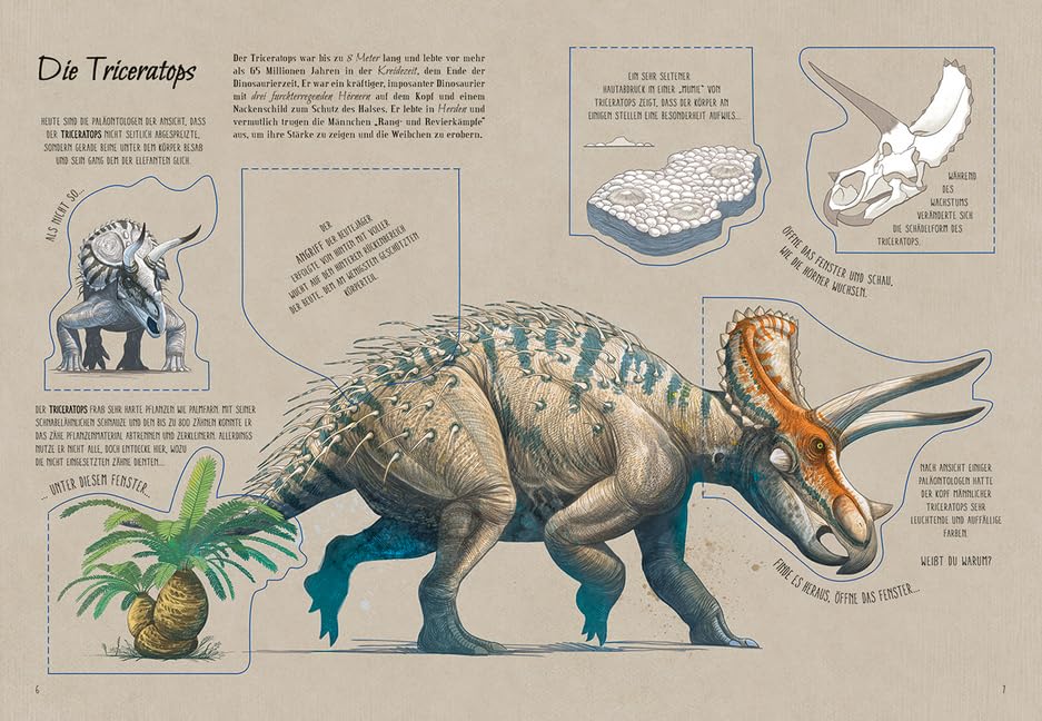 ارفع الطيات واكتشف - عالم الدينوصورات (اكثر من 50 طية داخل الكتاب) encyclopedie Oneaday prix tunisie
