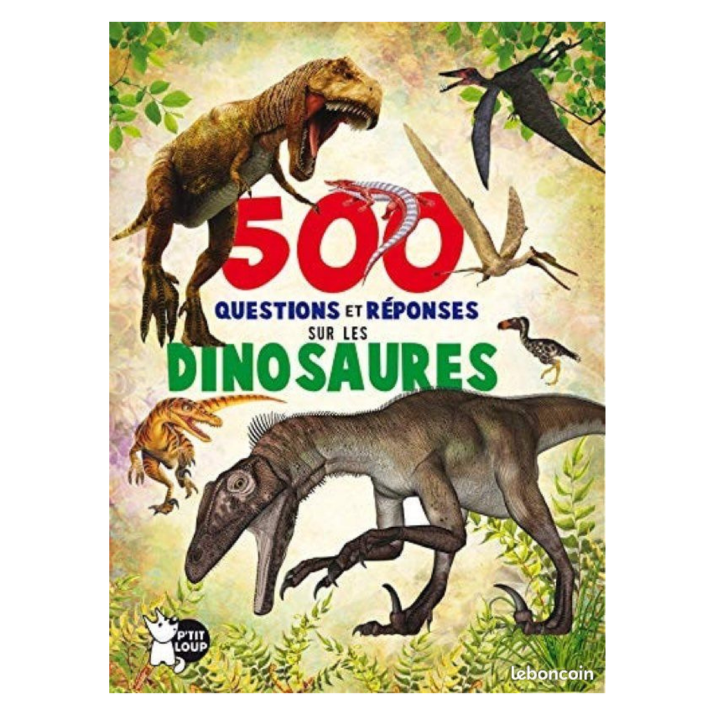 500 questions et réponses sur les dinosaures encyclopedie Oneaday prix tunisie