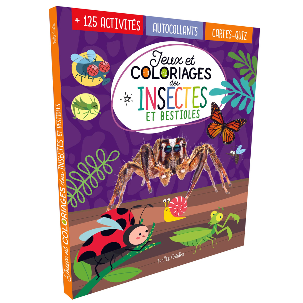 Jeux et coloriages insectes et bestioles encyclopedie Oneaday prix tunisie