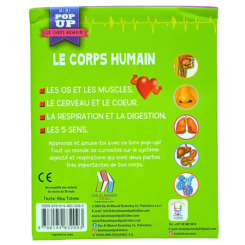 Le Corps Humain : La respiration et la digestion encyclopedie Oneaday prix tunisie