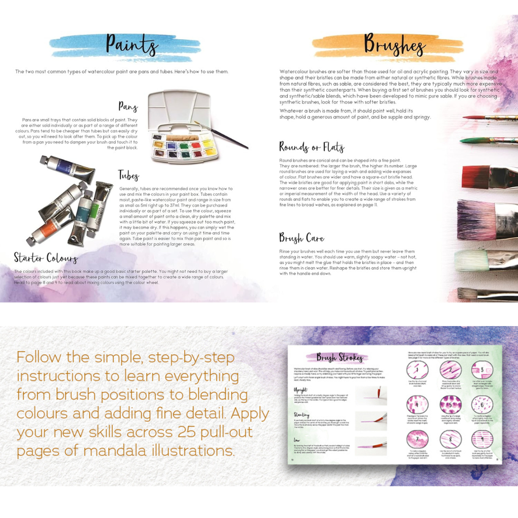 Metallic Mandalas (Mind Spa Watercolours) encyclopedie Oneaday prix tunisie