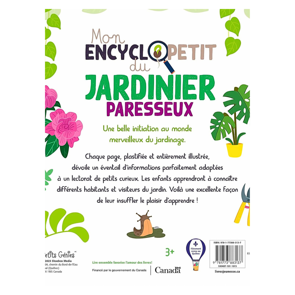 Mon encyclopetit du jardinier paresseux encyclopedie Oneaday prix tunisie