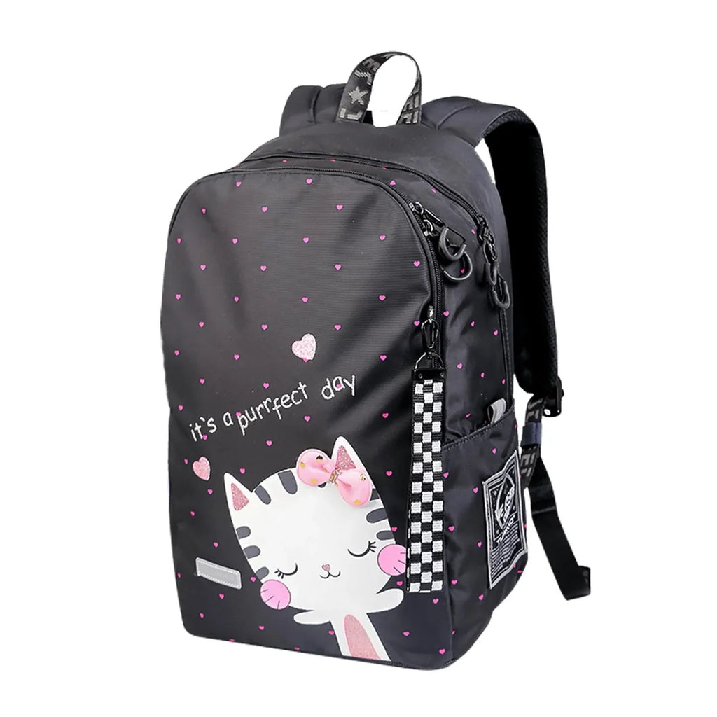 Sac à Dos File - Élégance Florale Catchy Cat Oneaday prix tunisie