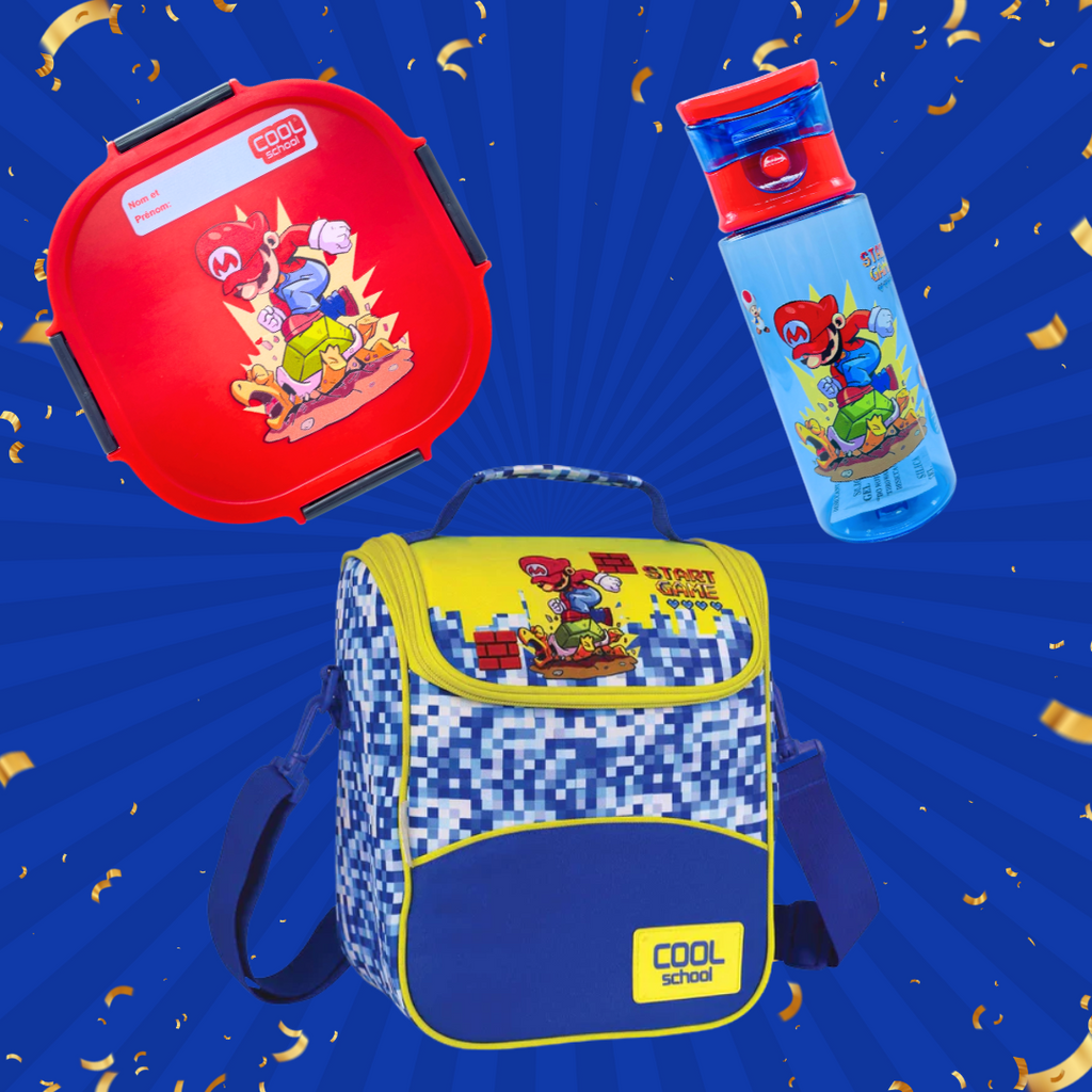 Pack Déjeuner Mario porte gouter Oneaday prix tunisie