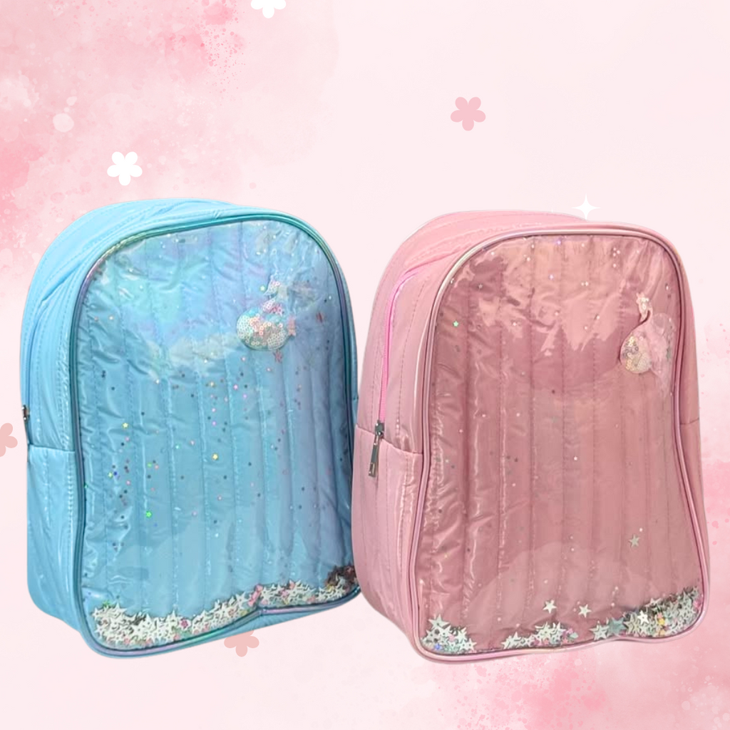 ✨ Sac à dos Licorne Pailleté (Rose 🌸 & Bleu 💙) préparatoire Oneaday prix tunisie