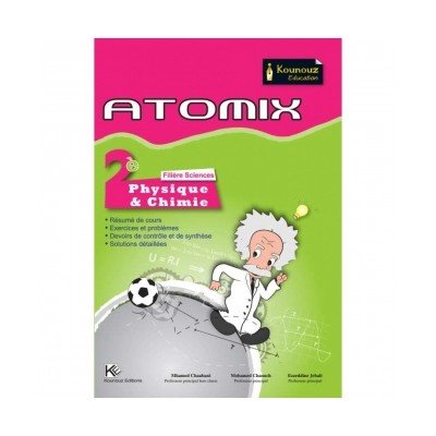 ATOMIX PHYSIQUE CHIMIE 2ème SCIENCES, lycee parascolaire prix tunisie