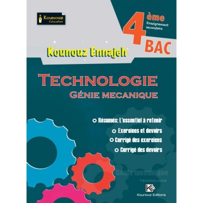 Kounouz Ennajeh 4ème - Génie mécanique, lycee parascolaire prix tunisie