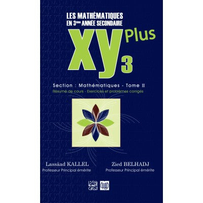 XY Plus 3éme Mathématiques Tome 2, lycee parascolaire prix tunisie