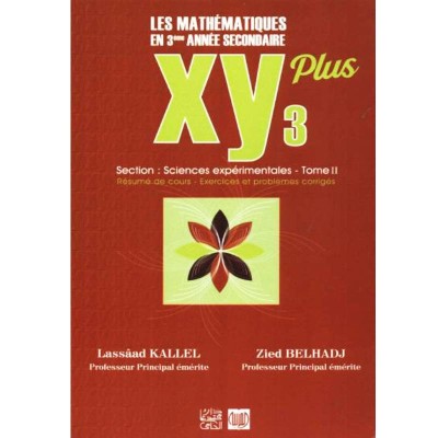 XY Plus 3éme Sciences Tome 2, lycee parascolaire prix tunisie