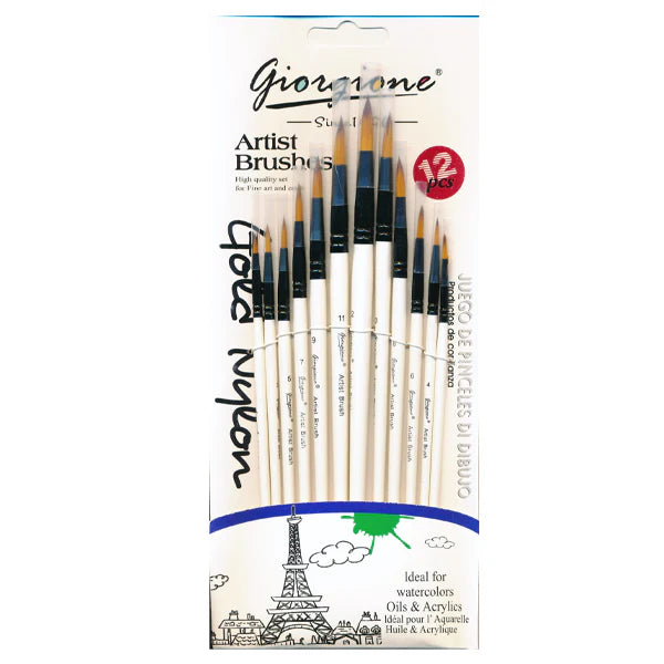 Yanhonin Sac De Toile Pour Pinceaux - Plumier Roulant 22 Poches Pour Artistes Peinture Aquarelle Et Huile