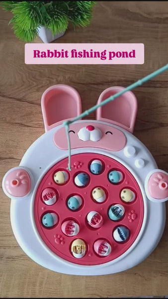 Jeu de Pêche Lapin Électrique - Coordination & Éveil | Jouet