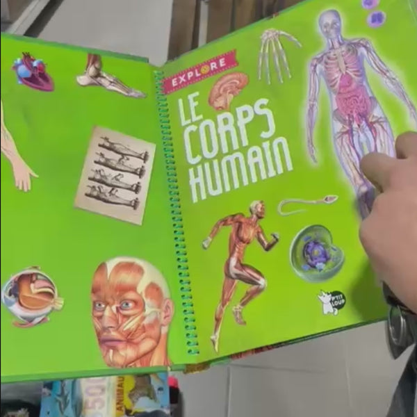 Le Corps Humain – Livre éducatif illustré
