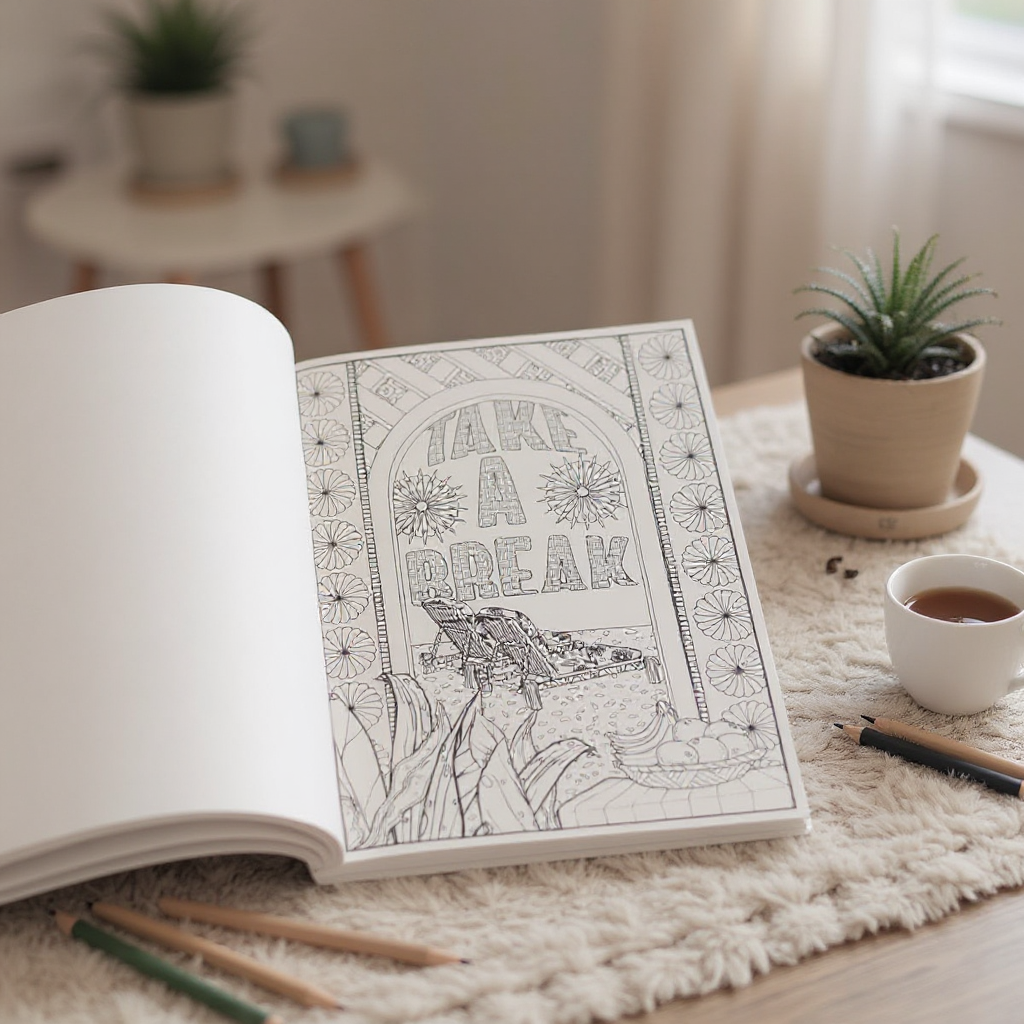 Livre Coloriage - KALINO Wild & Whispy Creatures | Oneaday